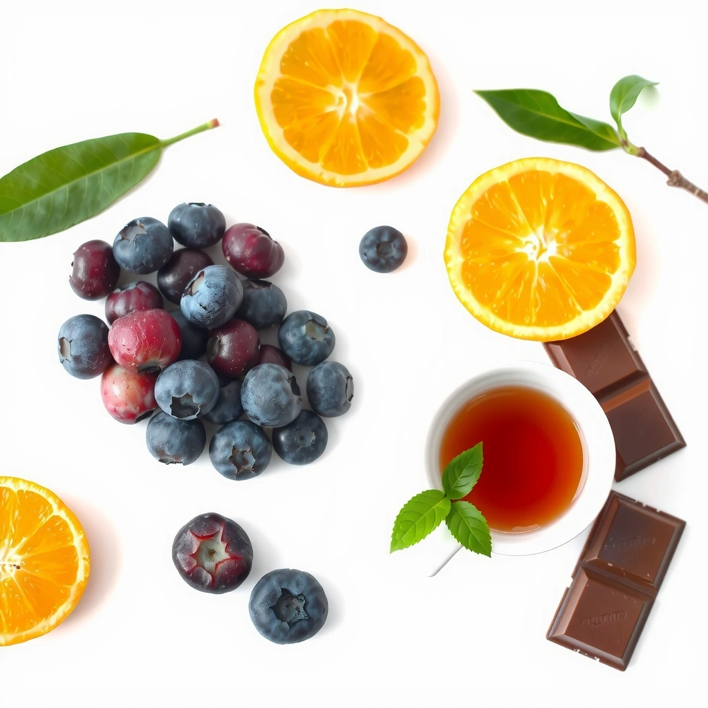 Antioksidansi u boji - borovnice, pomorandže, zeleni čaj