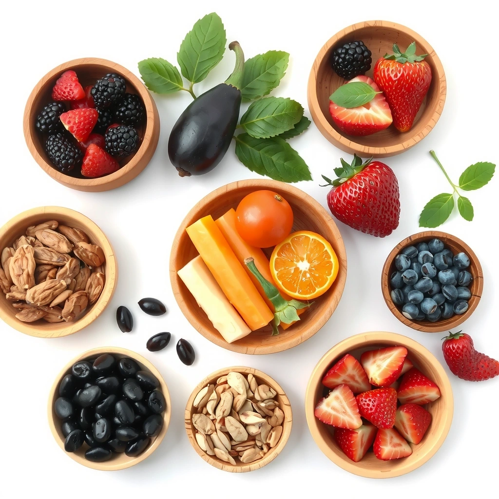 Hrana bogata vitaminima - raznovrsno voće i povrće